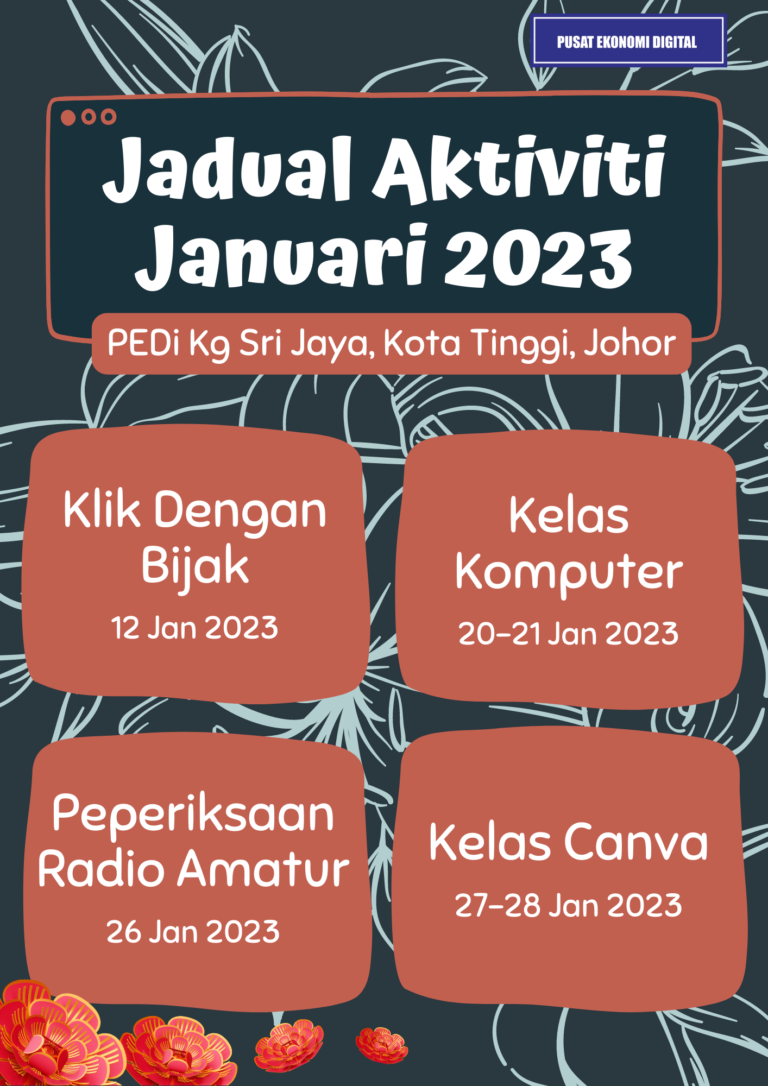 Jadual Bulanan - Januari 2023 1